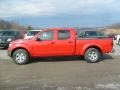 2011 Red Alert Nissan Frontier S Crew Cab 4x4  photo #2