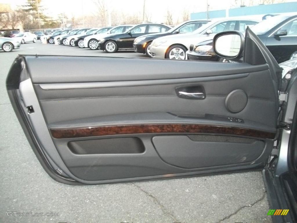2011 BMW 3 Series 328i xDrive Coupe Black Door Panel Photo #45455412