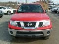 2011 Red Alert Nissan Frontier S Crew Cab 4x4  photo #11