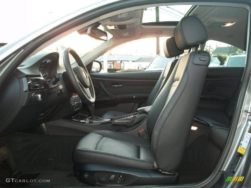 2011 3 Series 328i xDrive Coupe - Space Gray Metallic / Black photo #12