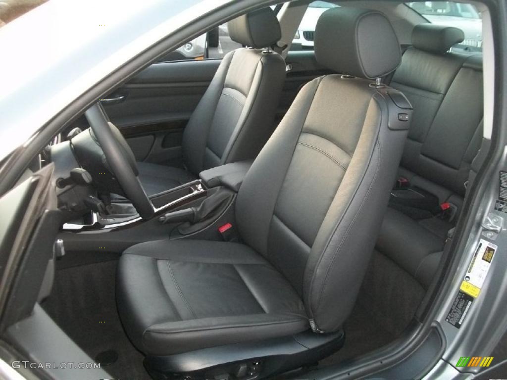 2011 3 Series 328i xDrive Coupe - Space Gray Metallic / Black photo #13