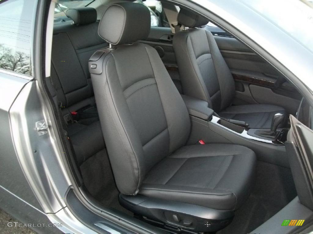 2011 3 Series 328i xDrive Coupe - Space Gray Metallic / Black photo #29