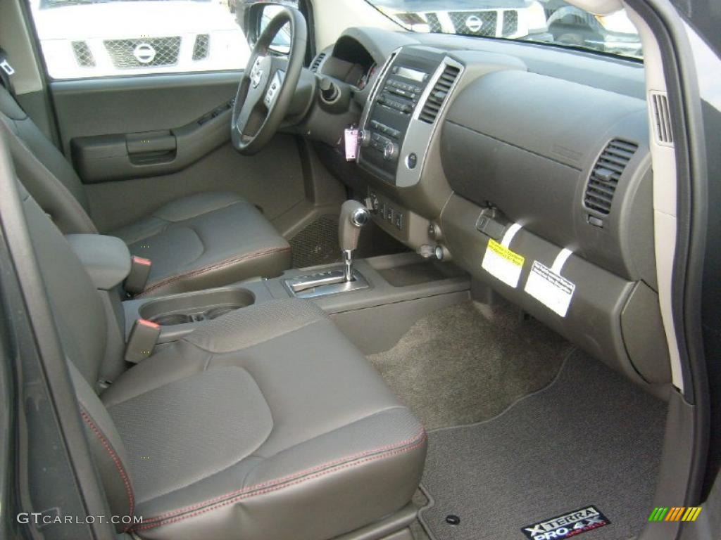 Pro 4X Gray Leather Interior 2011 Nissan Xterra Pro-4X 4x4 Photo #45455996