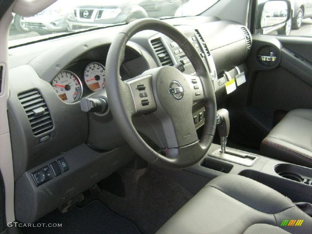 Pro 4X Gray Leather Interior 2011 Nissan Xterra Pro-4X 4x4 Photo #45456048