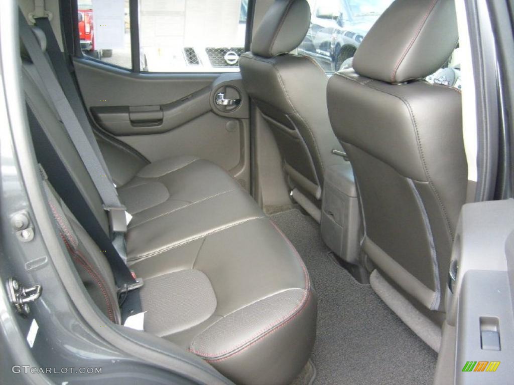 Pro 4X Gray Leather Interior 2011 Nissan Xterra Pro-4X 4x4 Photo #45456060