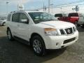 Blizzard White - Armada Platinum 4WD Photo No. 11