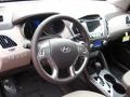  2011 Tucson Limited AWD Taupe Interior