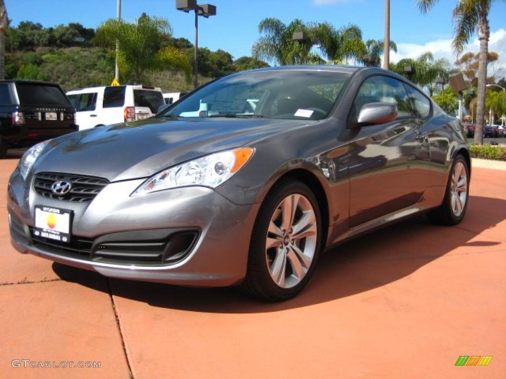 2011 Genesis Coupe 2.0T Premium - Nordschleife Gray / Black Cloth photo #1