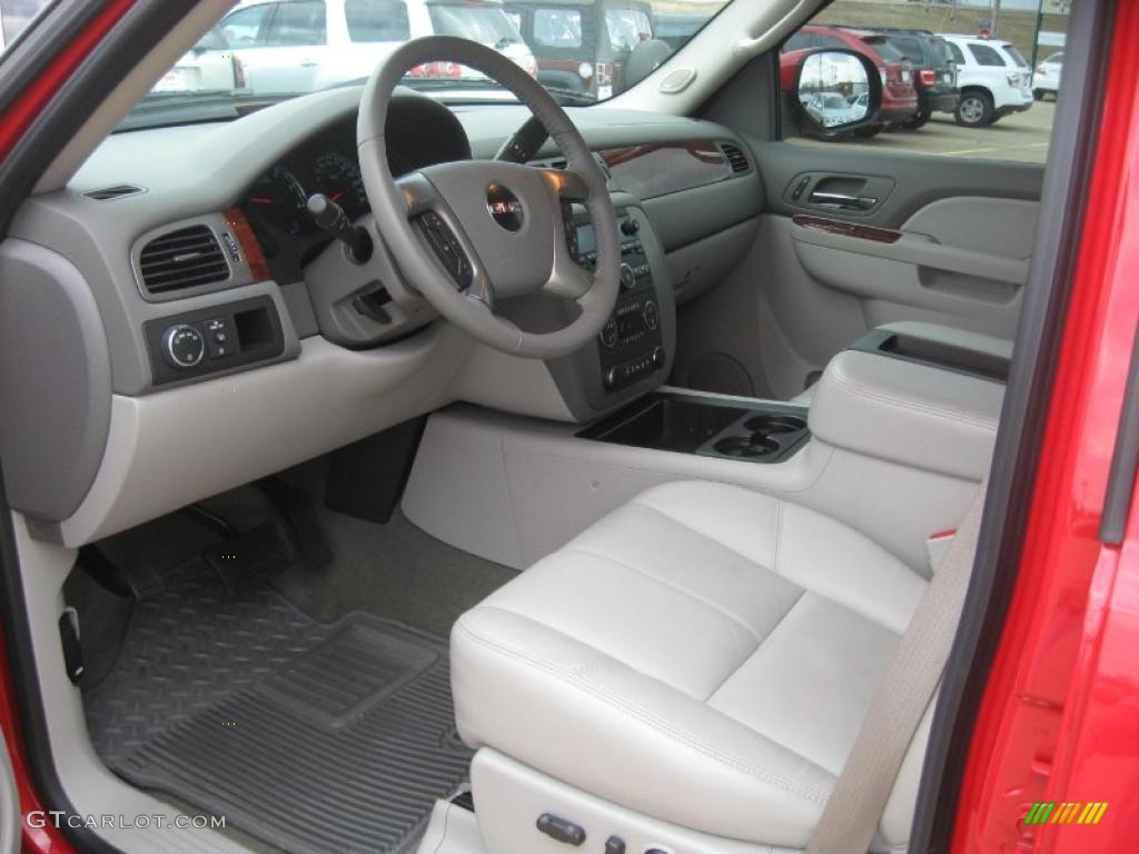 2010 Sierra 1500 SLT Crew Cab - Fire Red / Dark Titanium/Light Titanium photo #12