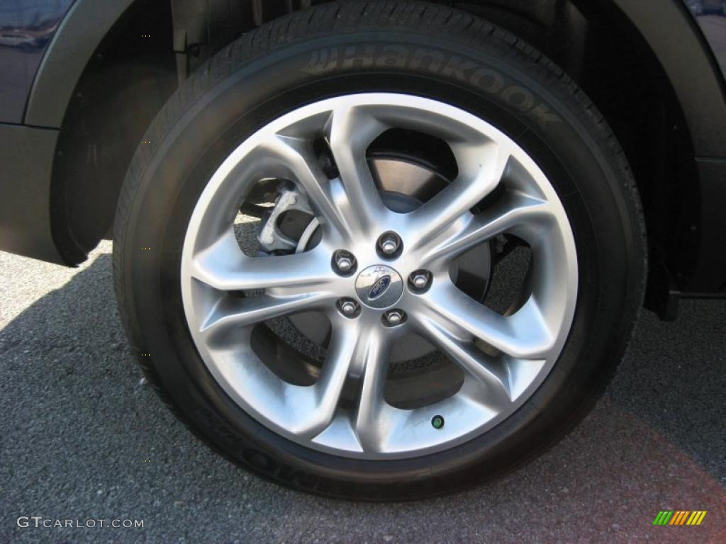 2011 Explorer Limited 4WD - Kona Blue Metallic / Charcoal Black photo #9