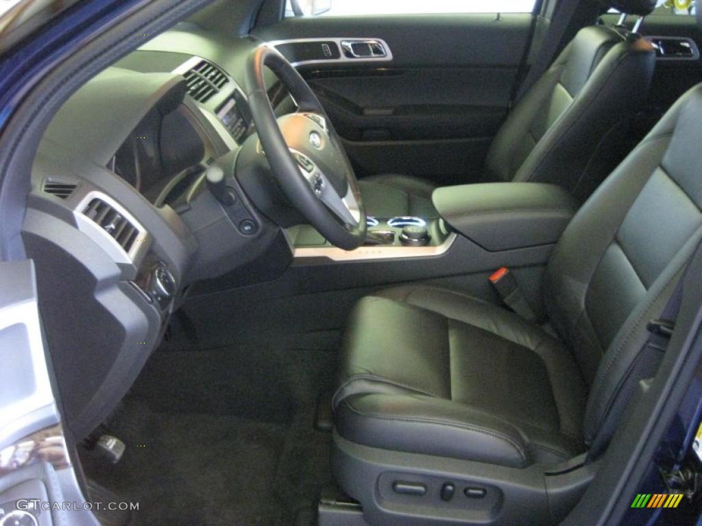 2011 Explorer Limited 4WD - Kona Blue Metallic / Charcoal Black photo #12