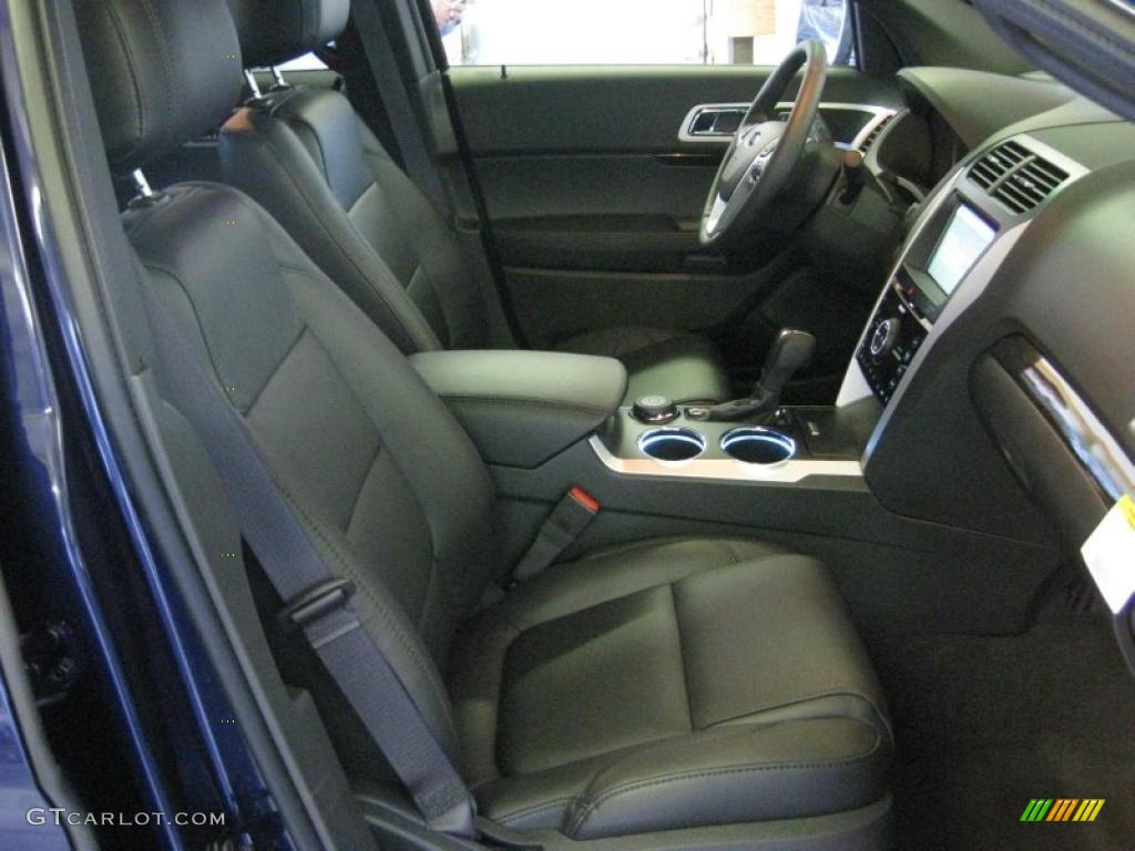 2011 Explorer Limited 4WD - Kona Blue Metallic / Charcoal Black photo #19