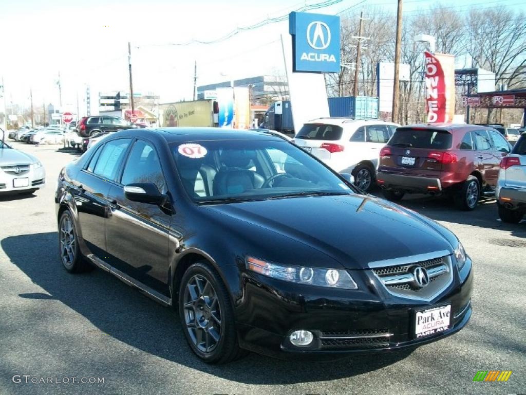 2007 TL 3.5 Type-S - Nighthawk Black Pearl / Ebony/Silver photo #1