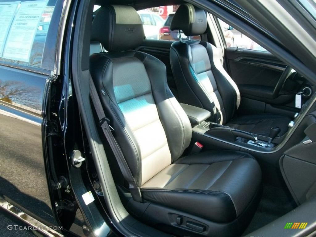 Ebony/Silver Interior 2007 Acura TL 3.5 Type-S Photo #45459421