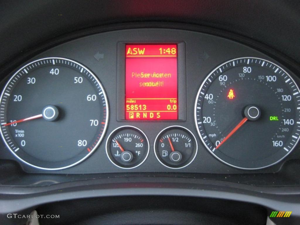 2007 Volkswagen Eos 2.0T Gauges Photo #45460706