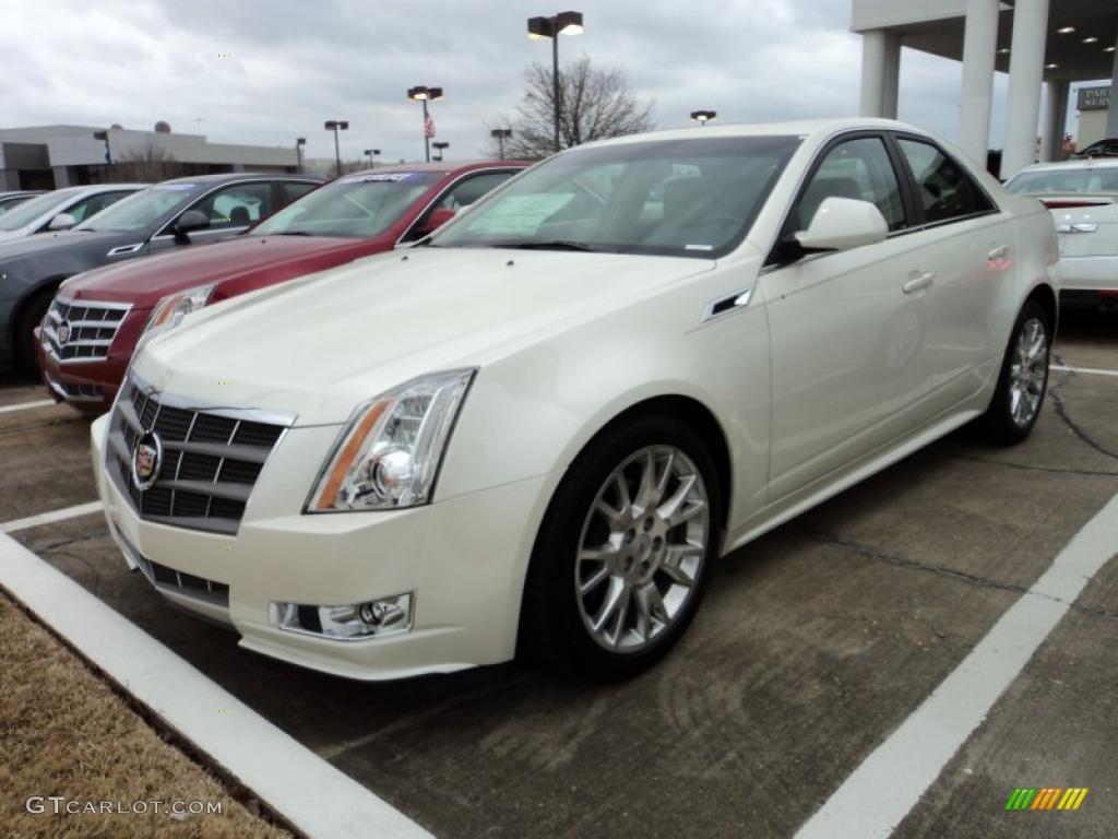 White Diamond Tricoat 2011 Cadillac CTS 3.6 Sedan Exterior Photo #45460818