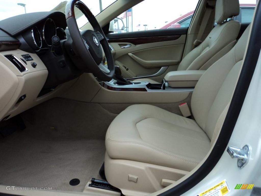 Cashmere/Cocoa Interior 2011 Cadillac CTS 3.6 Sedan Photo #45461064
