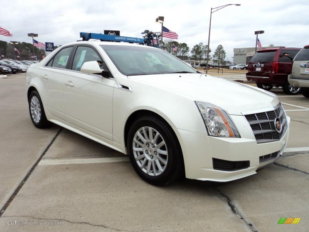 White Diamond Tricoat 2011 Cadillac CTS 3.0 Sedan Exterior Photo #45461182