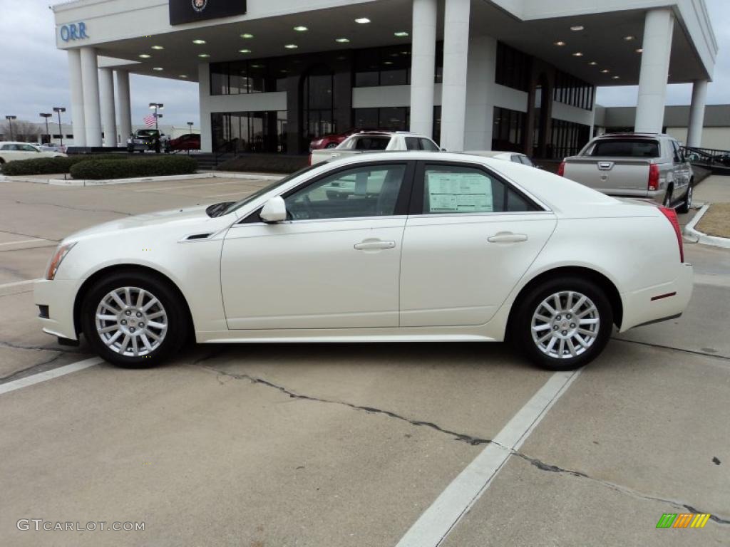 White Diamond Tricoat 2011 Cadillac CTS 3.0 Sedan Exterior Photo #45461186