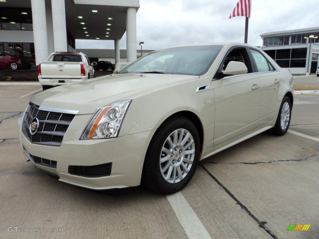 Vanilla Latte Metallic 2011 Cadillac CTS 3.0 Sedan Exterior Photo #45461214