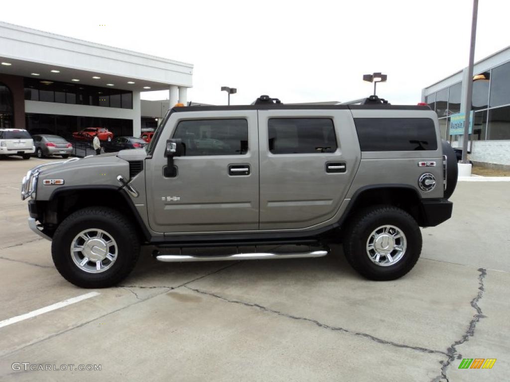 Graystone Metallic 2008 Hummer H2 SUV Exterior Photo #45461570