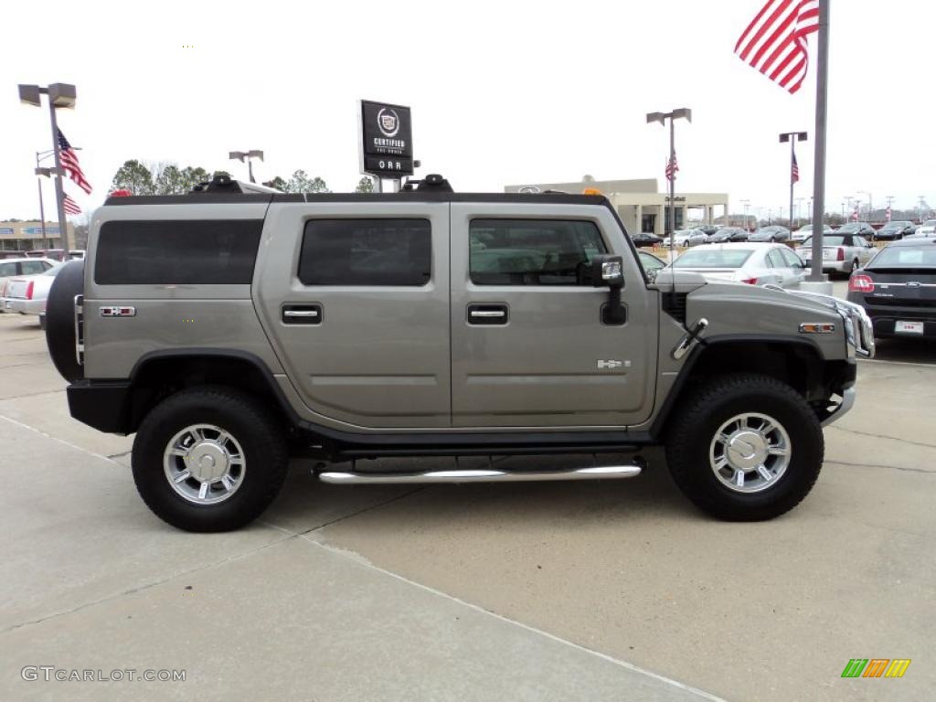 Graystone Metallic 2008 Hummer H2 SUV Exterior Photo #45461578