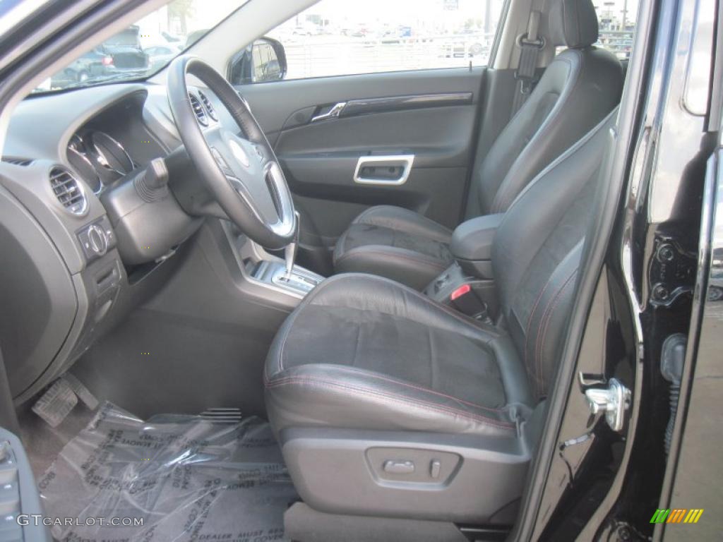 Black Interior 2008 Saturn VUE Red Line Photo #45462042
