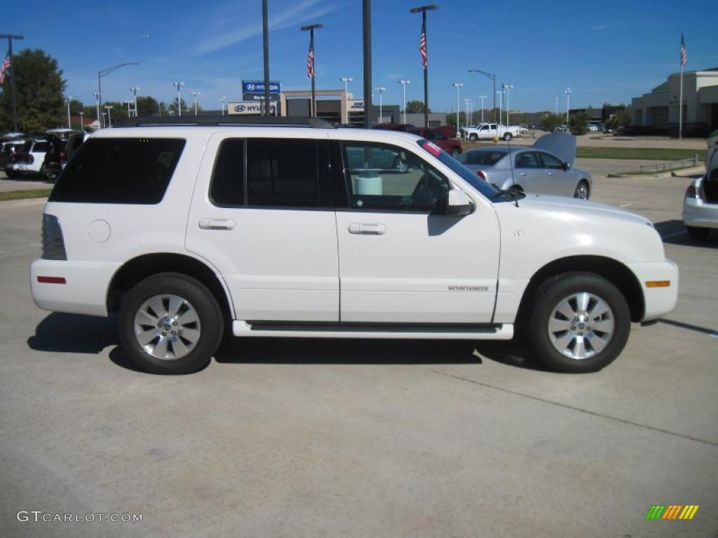 White Suede 2008 Mercury Mountaineer Standard Mountaineer Model Exterior Photo #45462254