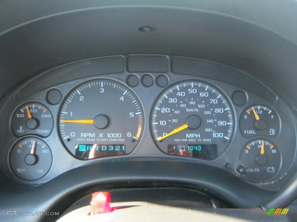 2000 GMC Sonoma SLS Sport Extended Cab 4x4 Gauges Photos
