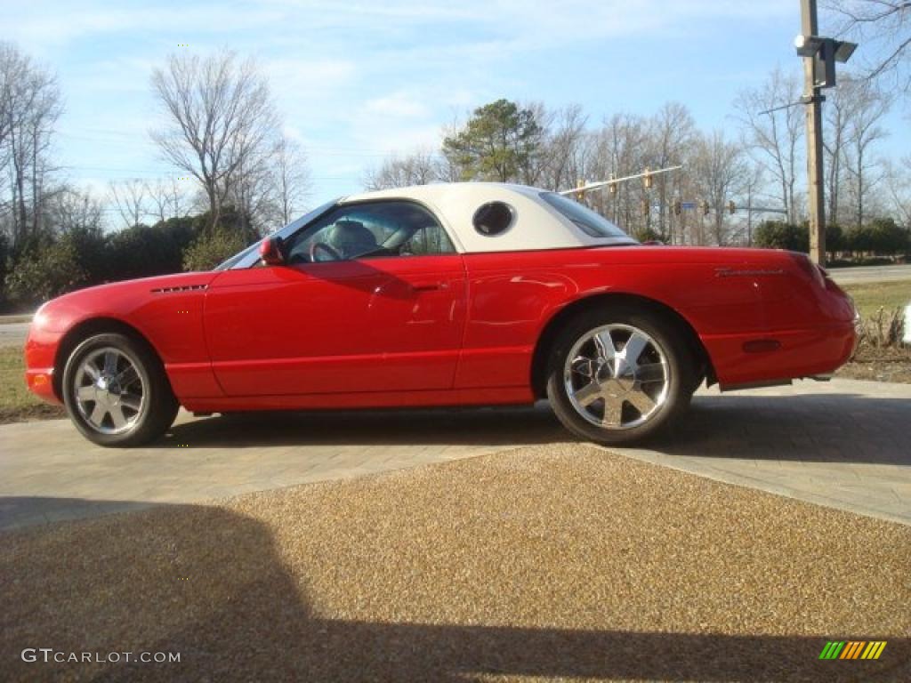 Torch Red 2002 Ford Thunderbird Premium Roadster Exterior Photo #45466222