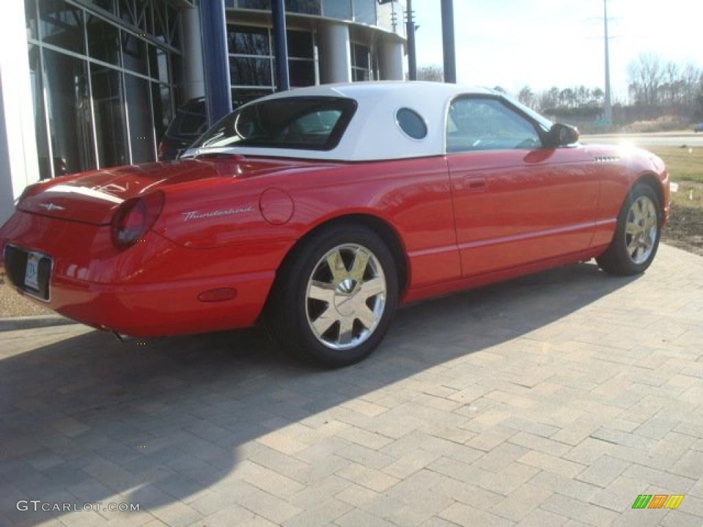 Torch Red 2002 Ford Thunderbird Premium Roadster Exterior Photo #45466238