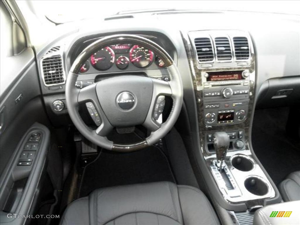 2011 GMC Acadia Denali Ebony Dashboard Photo #45466718