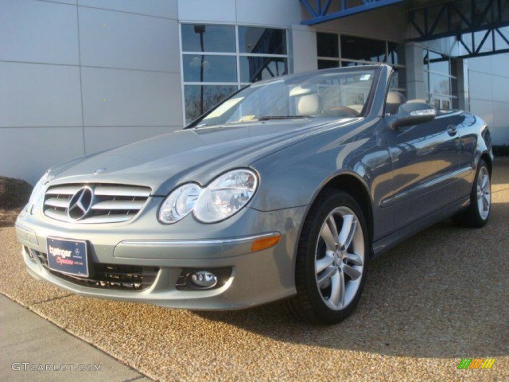2006 CLK 350 Cabriolet - Granite Grey Metallic / Ash photo #1