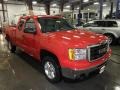 2011 Fire Red GMC Sierra 1500 SLE Extended Cab  photo #2