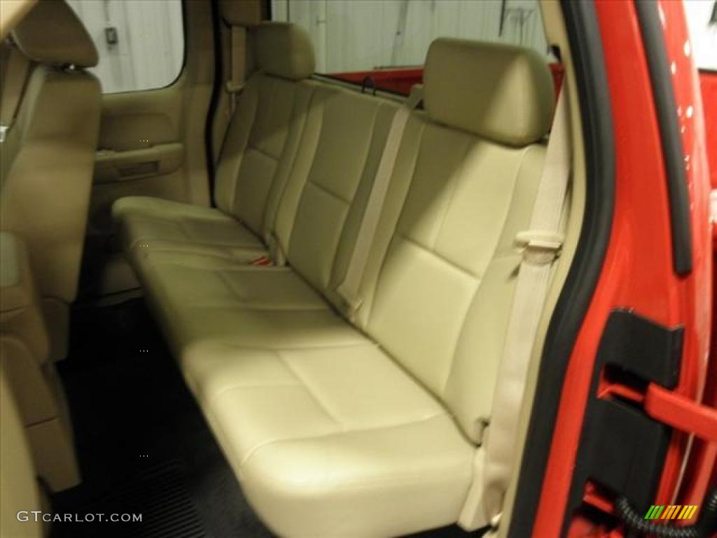 2011 Sierra 1500 SLE Extended Cab - Fire Red / Ebony/Light Cashmere photo #12