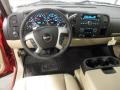 2011 GMC Sierra 1500 Ebony/Light Cashmere Interior Dashboard Photo