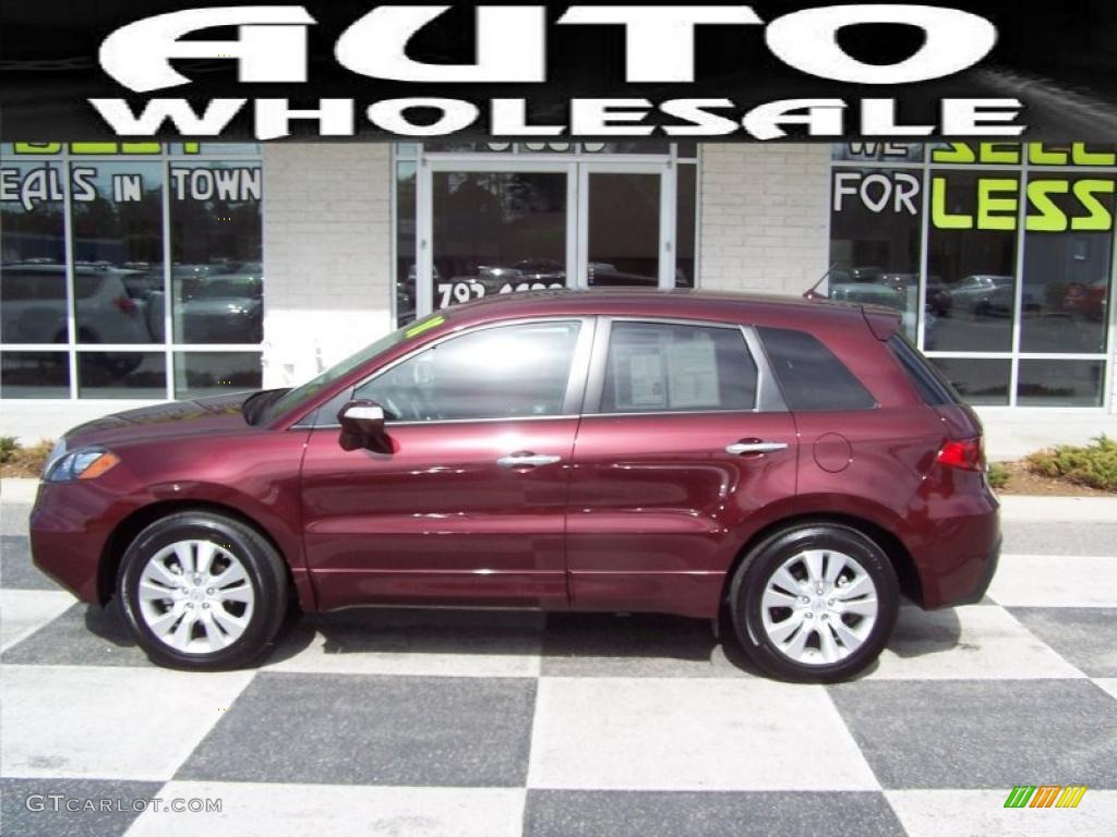 2010 RDX SH-AWD - Basque Red Pearl / Ebony photo #1