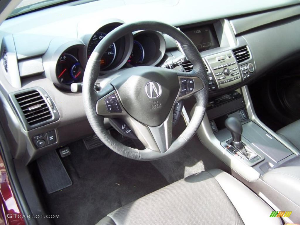2010 Acura RDX SH-AWD Ebony Dashboard Photo #45468826