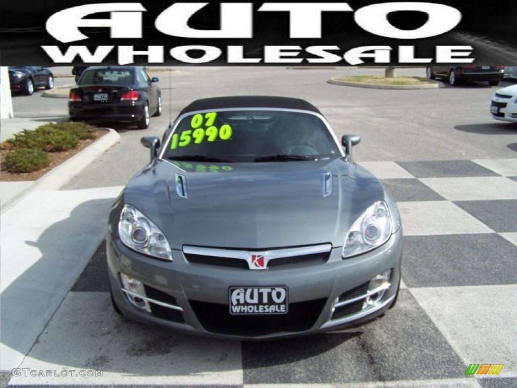 2007 Sky Roadster - Silver Graphite / Black photo #2