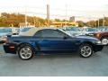 2002 True Blue Metallic Ford Mustang GT Convertible  photo #7