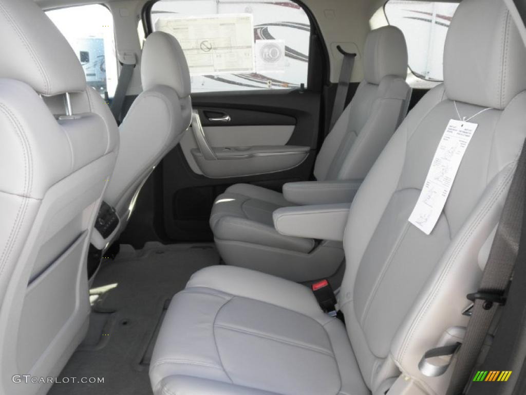 Light Titanium Interior 2011 GMC Acadia SLT Photo #45470920