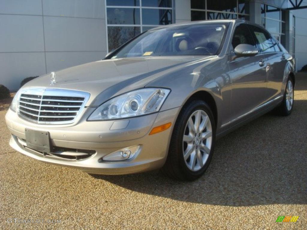 2007 S 550 Sedan - Pewter Metallic / Black photo #1