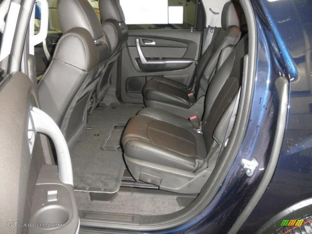 Ebony Interior 2011 GMC Acadia SLT AWD Photo #45471880