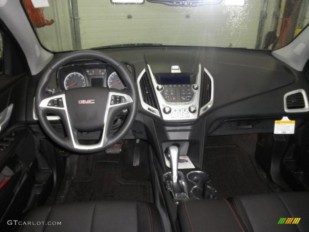 2011 GMC Terrain SLT AWD Jet Black Dashboard Photo #45472568