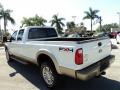 2011 White Platinum Tri-Coat Metallic Ford F350 Super Duty King Ranch Crew Cab 4x4  photo #10