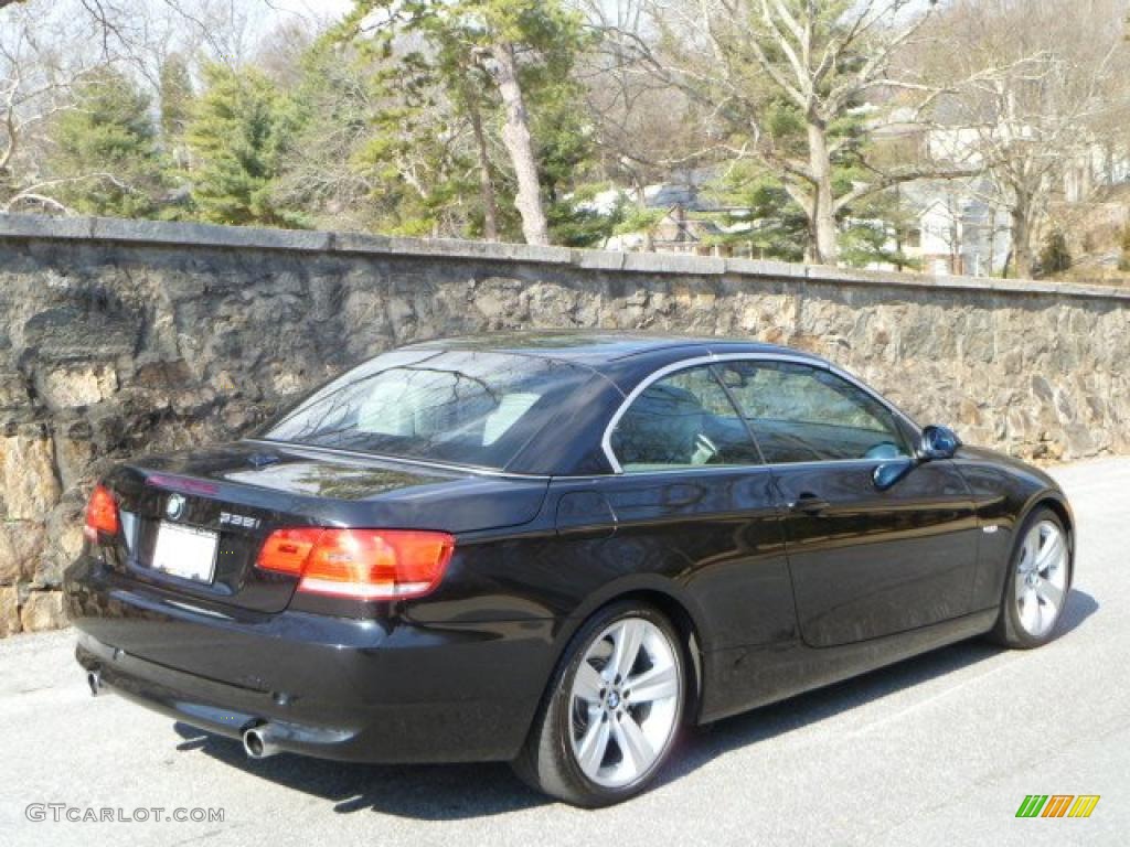 2008 3 Series 335i Convertible - Black Sapphire Metallic / Black photo #5