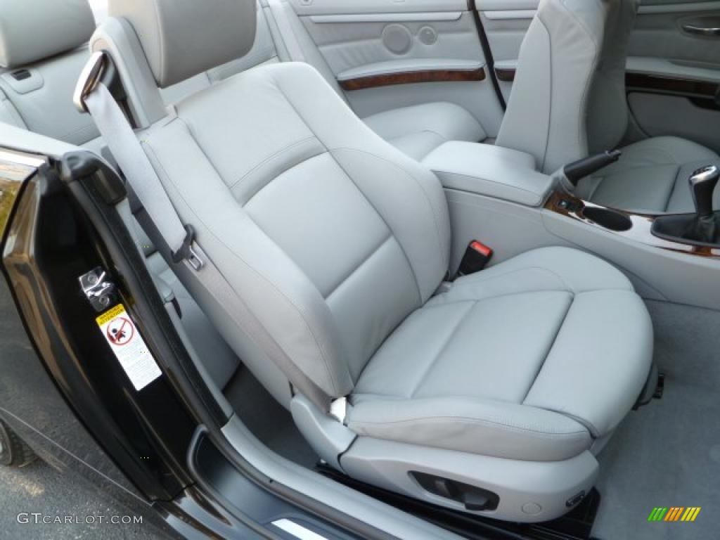 2008 3 Series 335i Convertible - Black Sapphire Metallic / Black photo #9