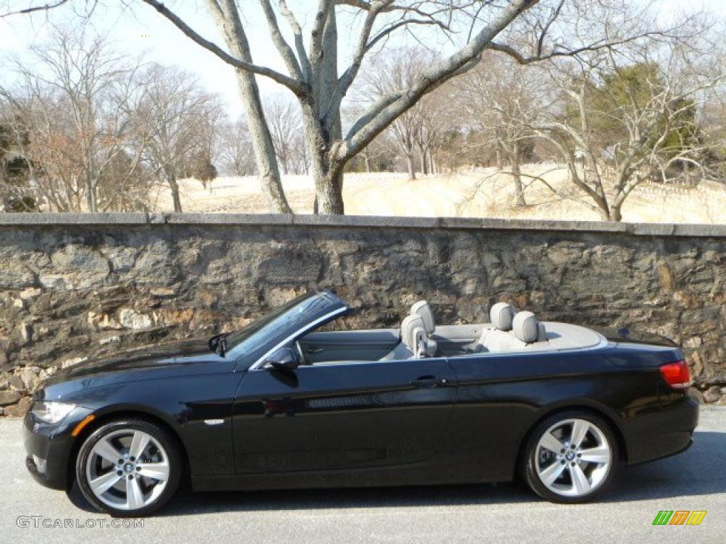 2008 3 Series 335i Convertible - Black Sapphire Metallic / Black photo #20