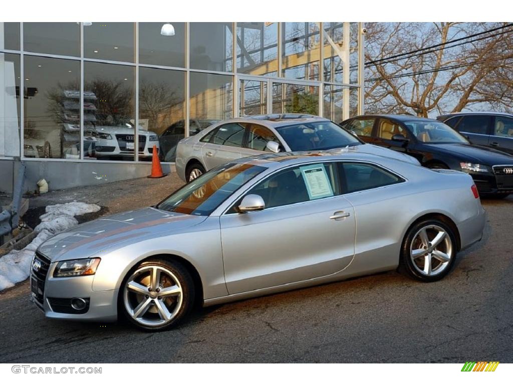 Ice Silver Metallic 2008 Audi A5 3.2 quattro Coupe Exterior Photo #45474328