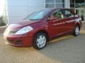 2009 Red Brick Nissan Versa 1.8 S Sedan  photo #2